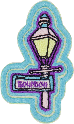 NOLA Bourbon Street Sign Patch