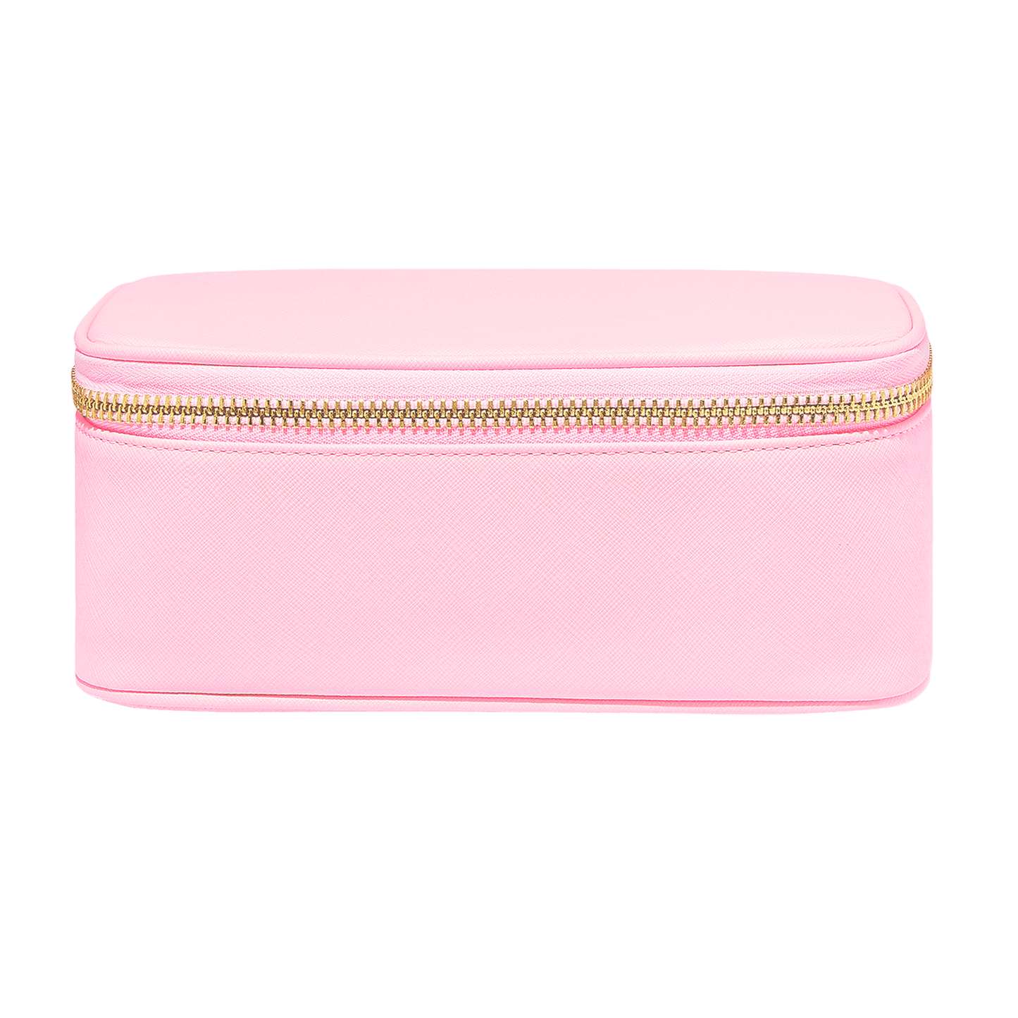 Textured Open Top Mirror Pouch