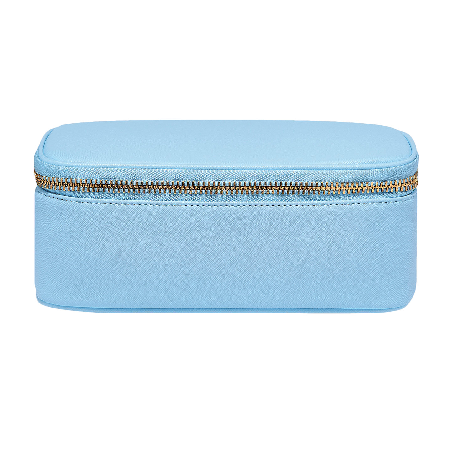 Textured Open Top Mirror Pouch