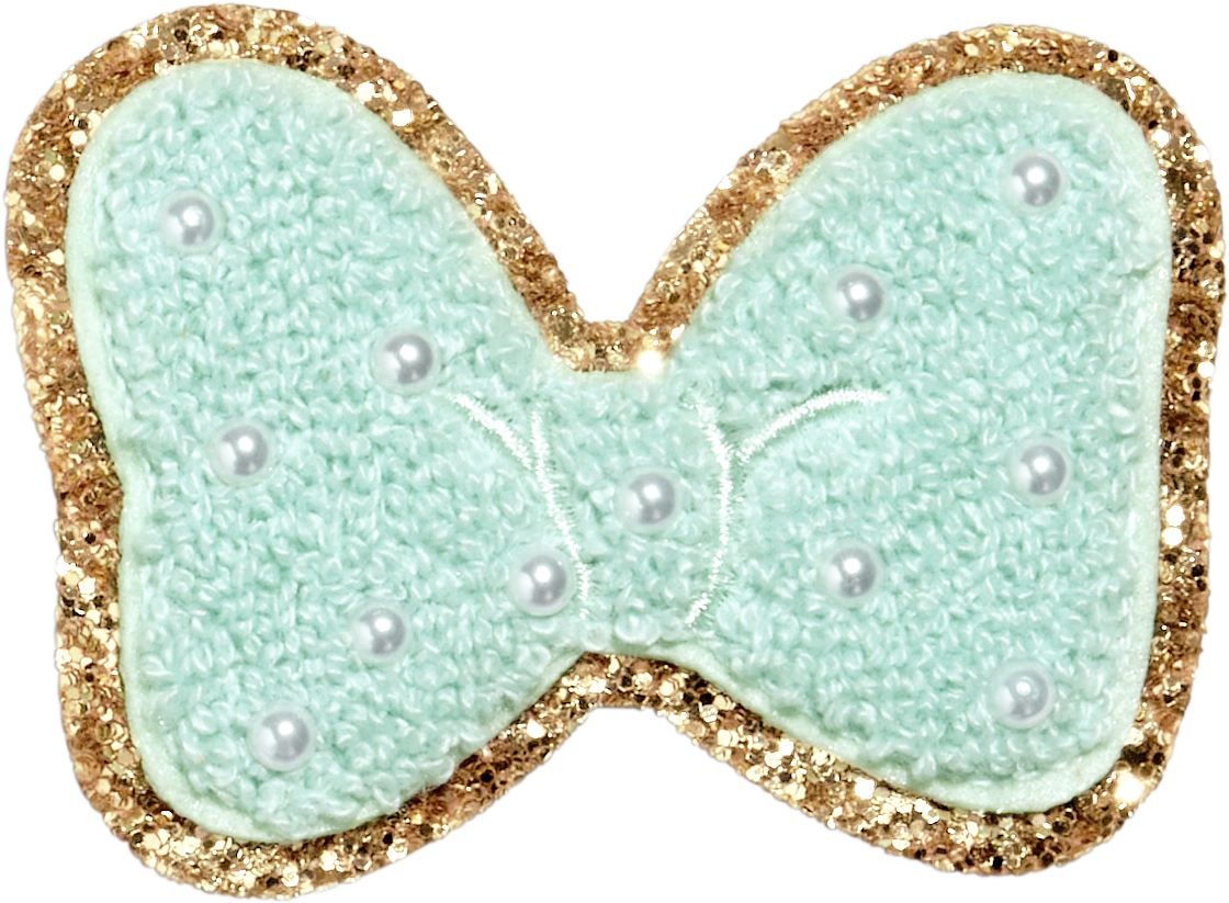 Cotton Candy Disney Minnie Mouse Pearl Bow Patch