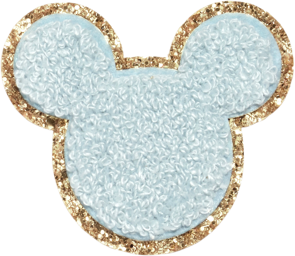 Sky Disney Mickey Mouse Glitter Patch