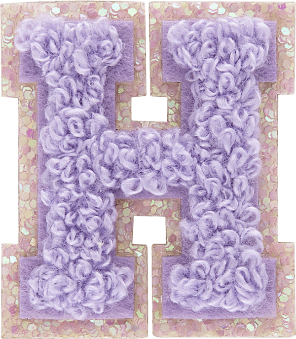 Paradise Mini Glitter Varsity Letter Patch