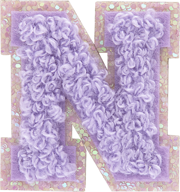 Paradise Mini Glitter Varsity Letter Patch