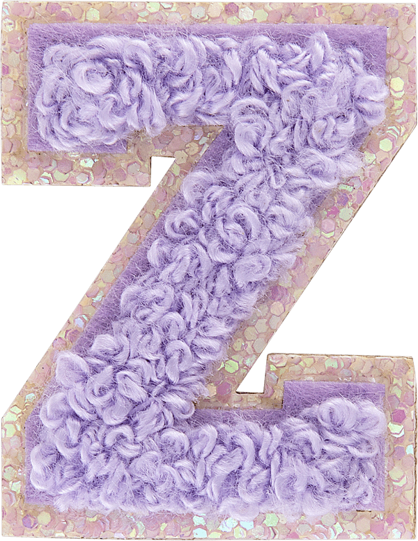 Paradise Mini Glitter Varsity Letter Patch