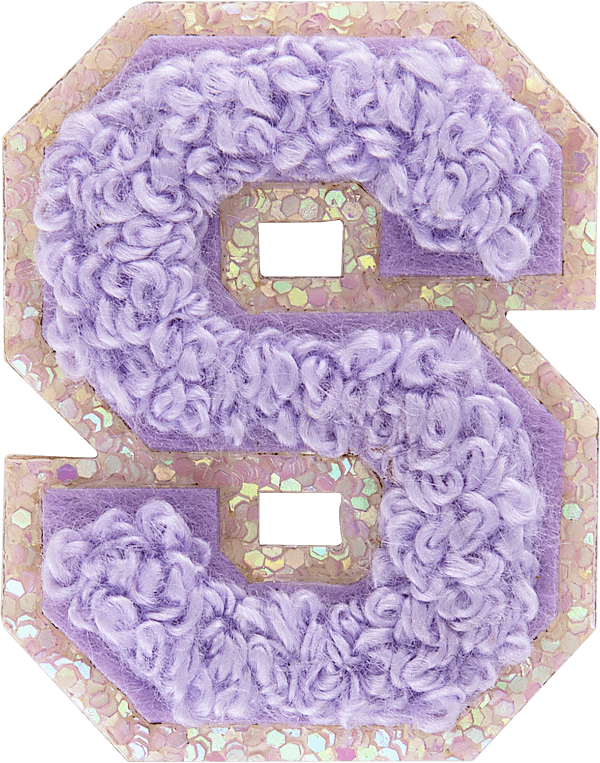 Paradise Mini Glitter Varsity Letter Patch