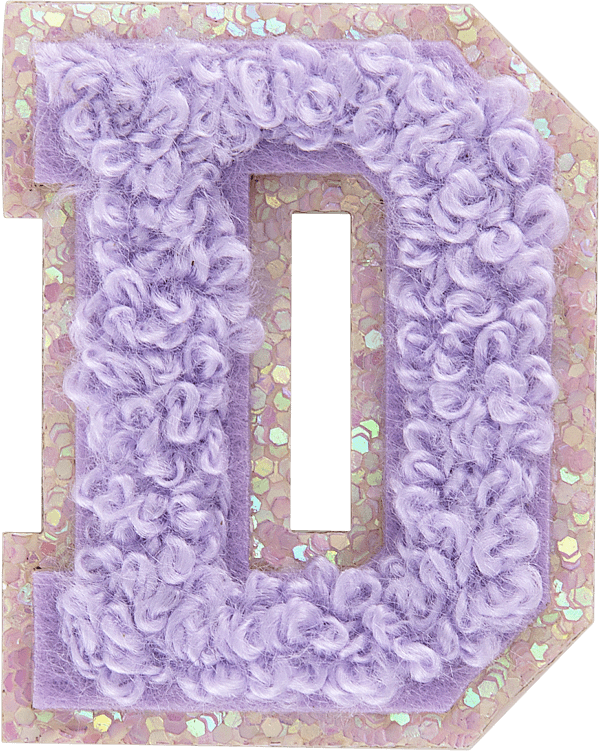 Paradise Mini Glitter Varsity Letter Patch