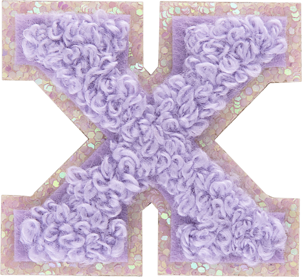 Paradise Mini Glitter Varsity Letter Patch