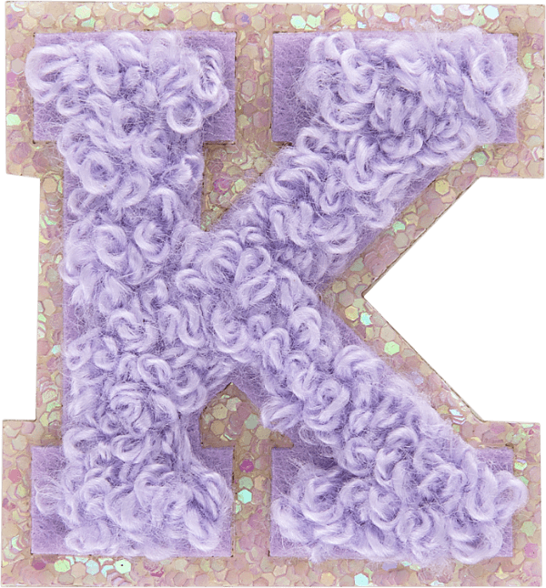 Paradise Mini Glitter Varsity Letter Patch