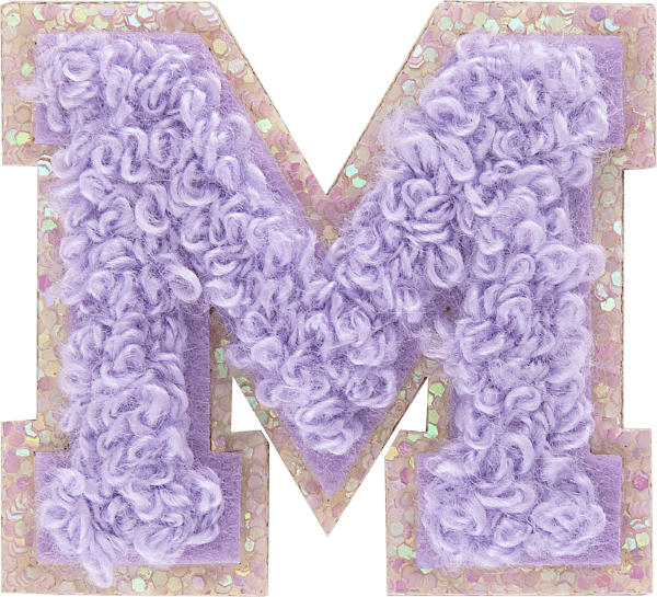 Paradise Mini Glitter Varsity Letter Patch