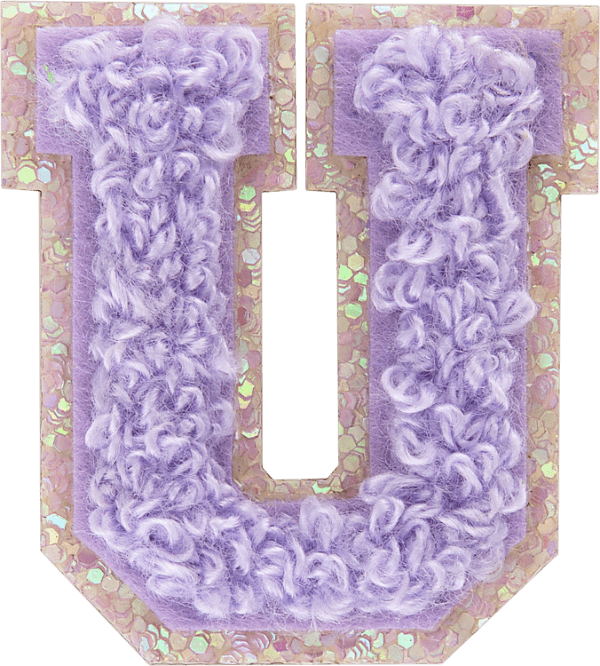Paradise Mini Glitter Varsity Letter Patch