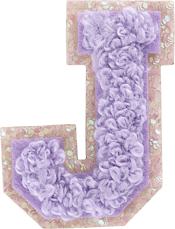 Paradise Mini Glitter Varsity Letter Patch
