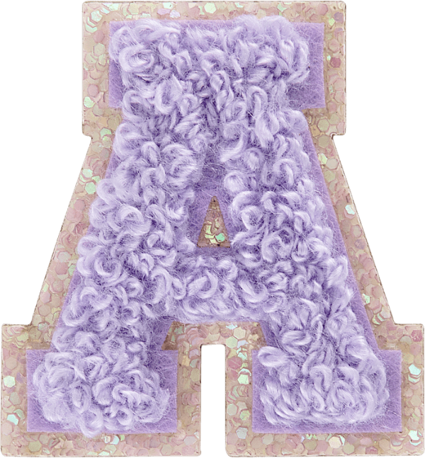 Paradise Mini Glitter Varsity Letter Patch