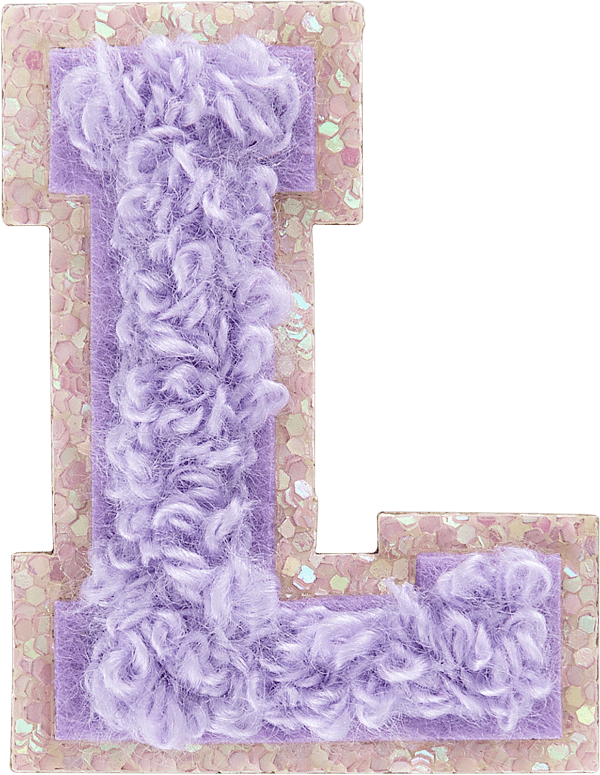 Paradise Mini Glitter Varsity Letter Patch