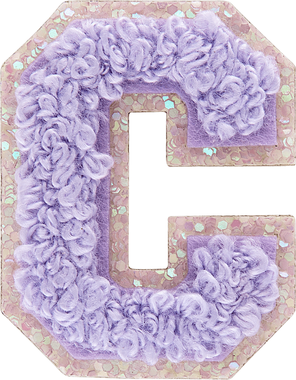 Paradise Mini Glitter Varsity Letter Patch