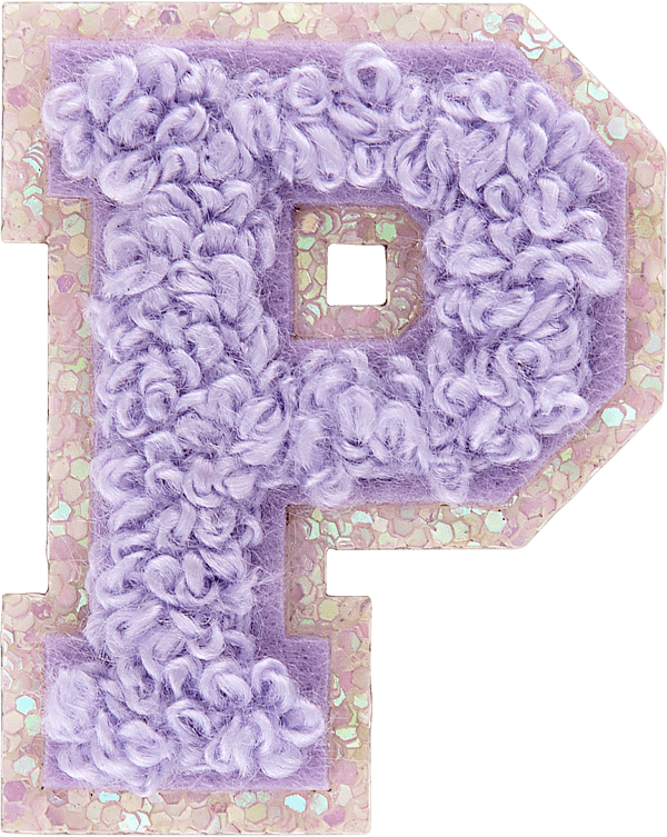 Paradise Mini Glitter Varsity Letter Patch