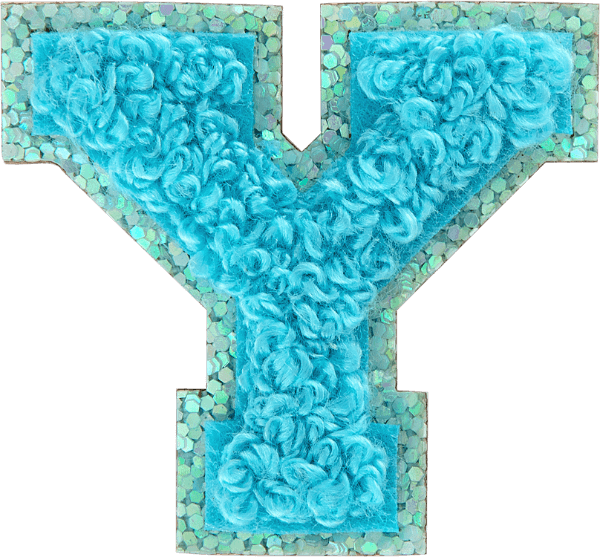 Surfs Up Mini Glitter Varsity Letter Patch