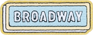 Broadway Sign Patch