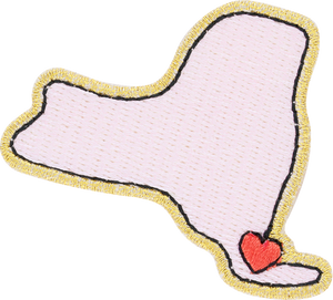 NY State with Heart Patch
