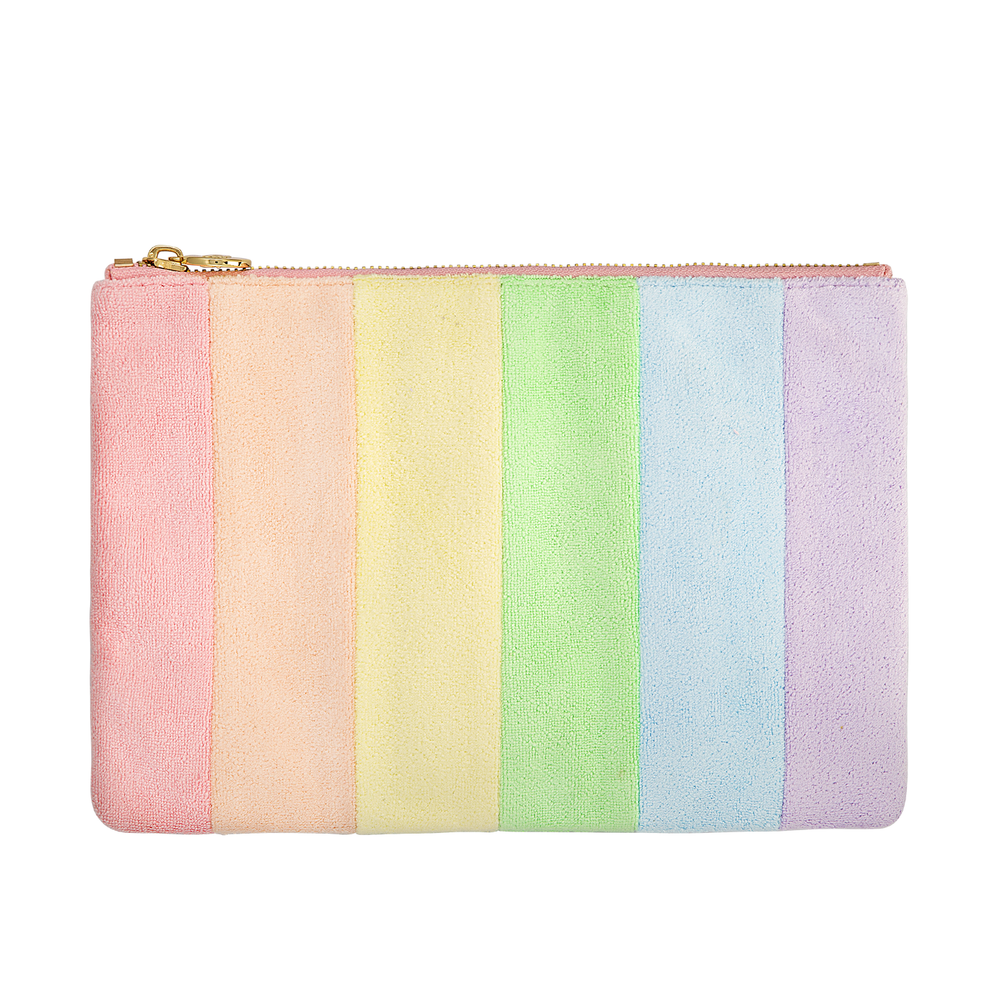 Rainbow Terry Flat Pouch