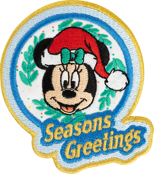 Disney Holiday Season's Greetings Minnie Mouse Patch
