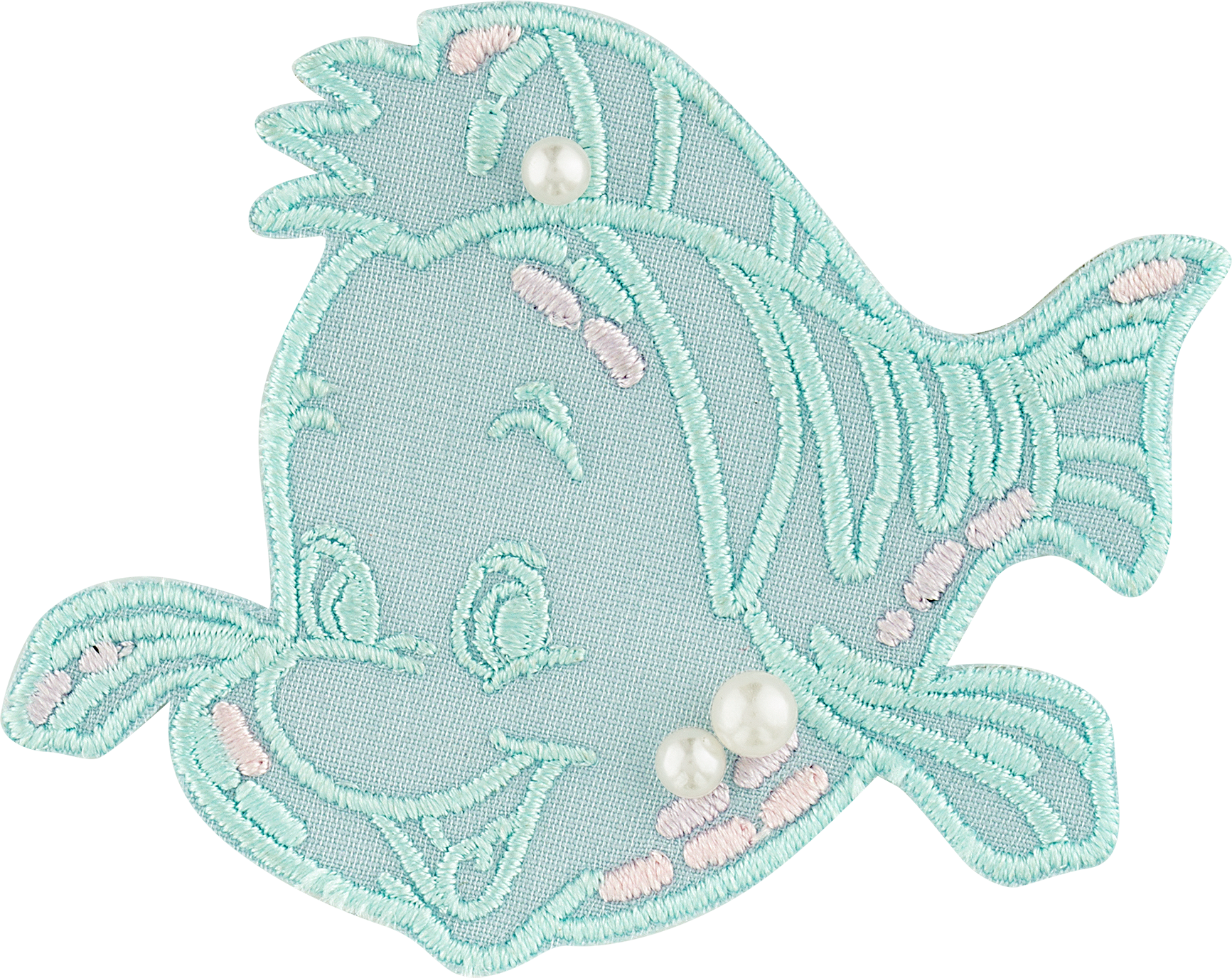 Disney Princess Little Mermaid Embellished Flounder Patch