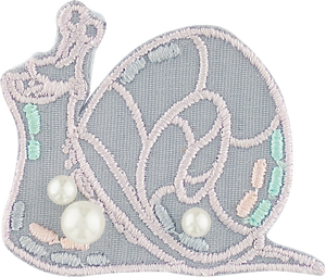 Disney Princess Little Mermaid Embellished Snail Patch