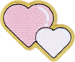PB Double Heart Patch