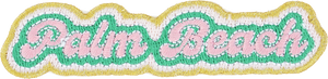 Palm Beach Logo Patch