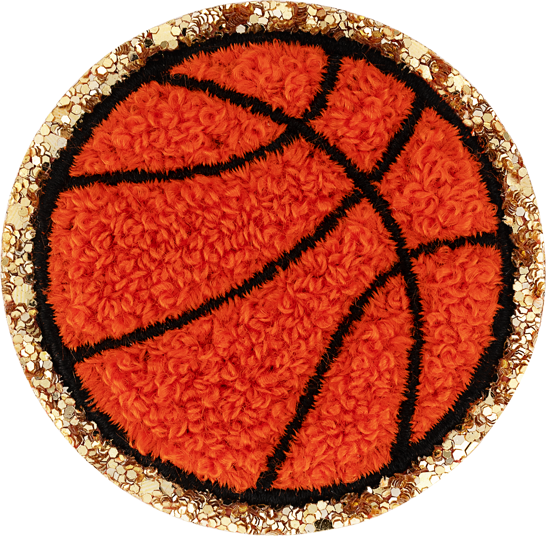 Glitter Varsity Basketball Patch