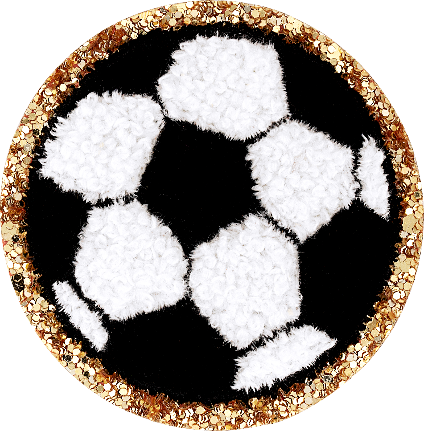 Glitter Varsity Soccer Patch