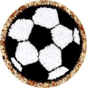Glitter Varsity Soccer Patch