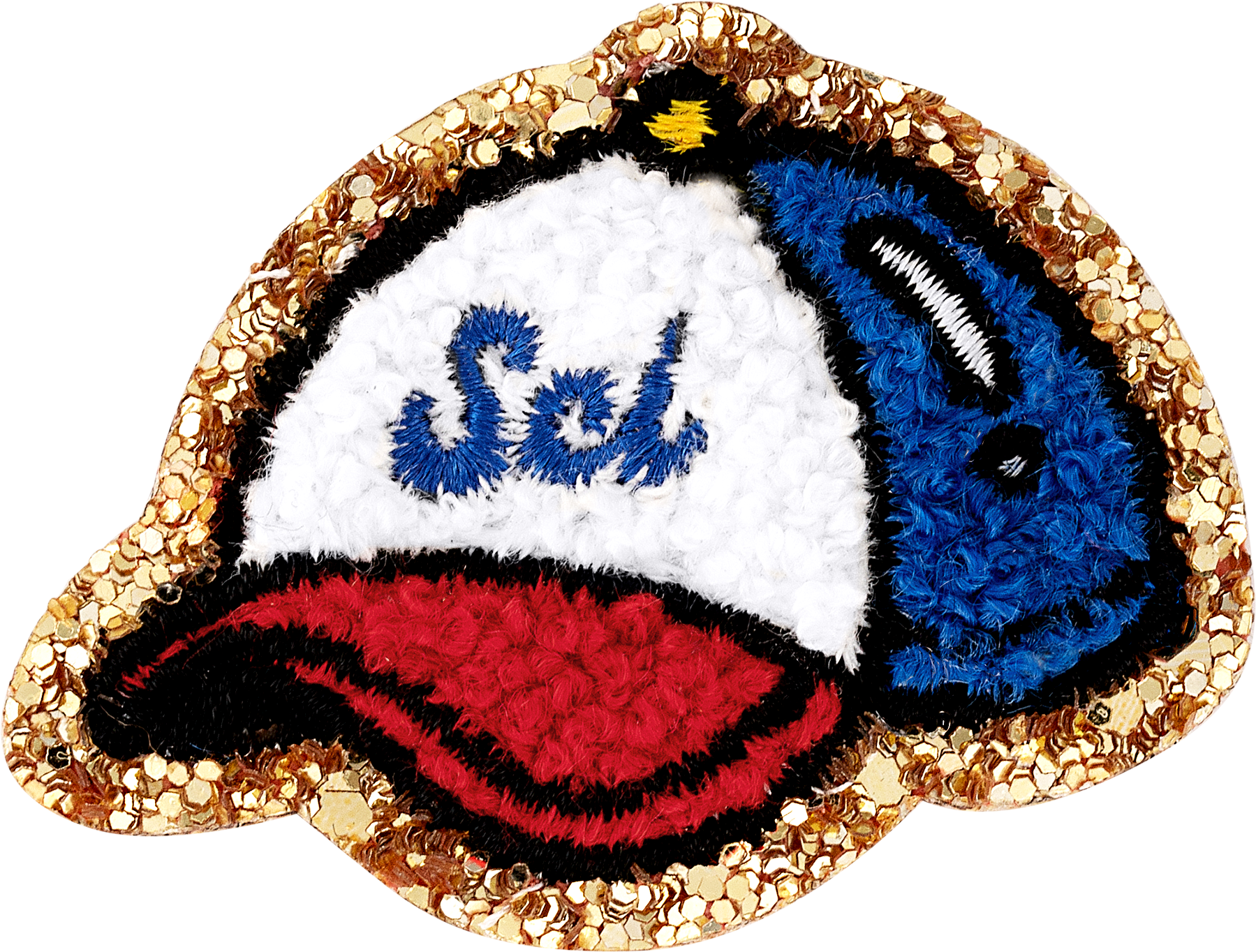 Glitter Varsity Baseball Hat Patch