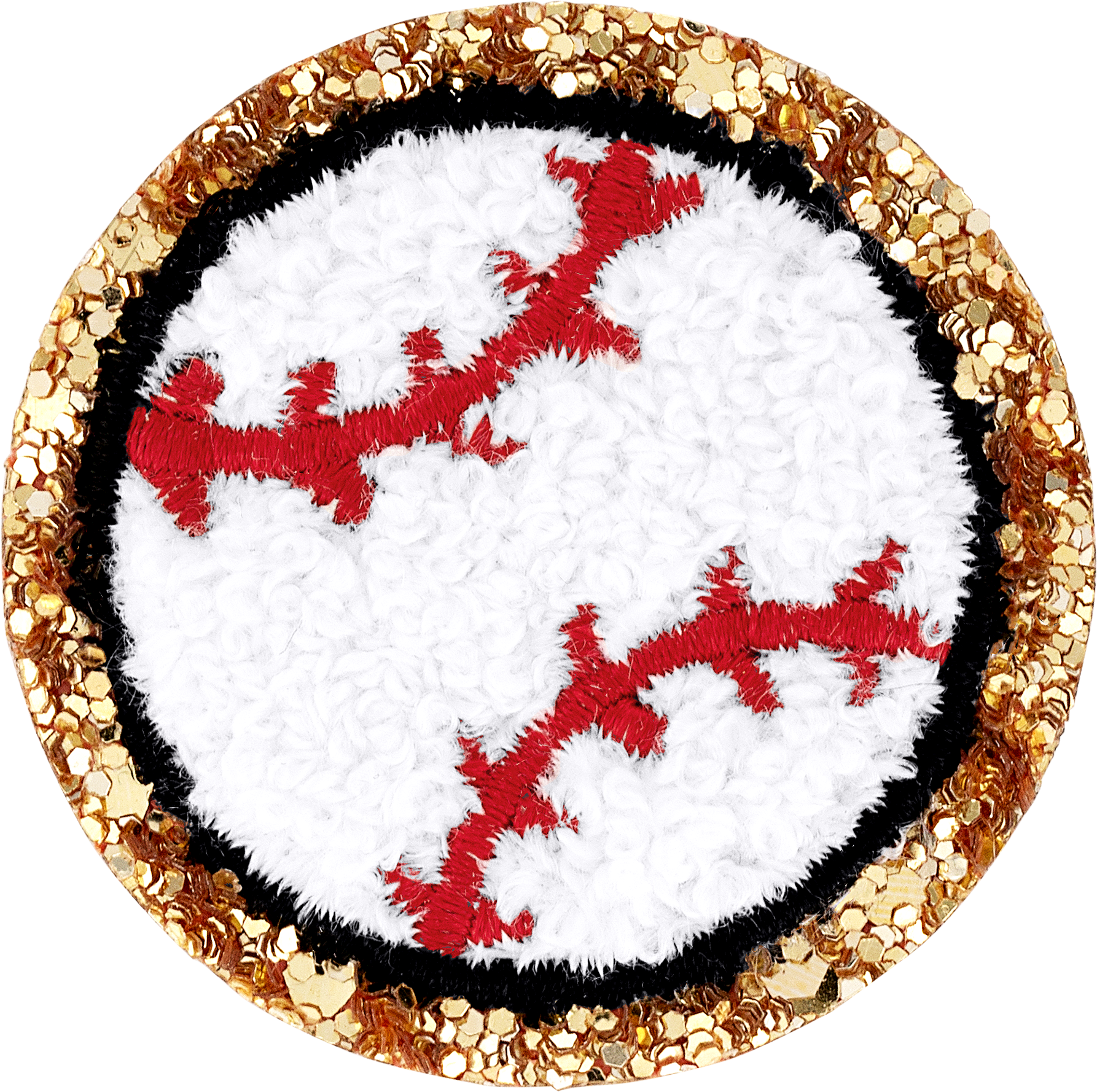 Glitter Varsity Baseball Patch