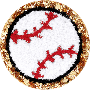 Glitter Varsity Baseball Patch