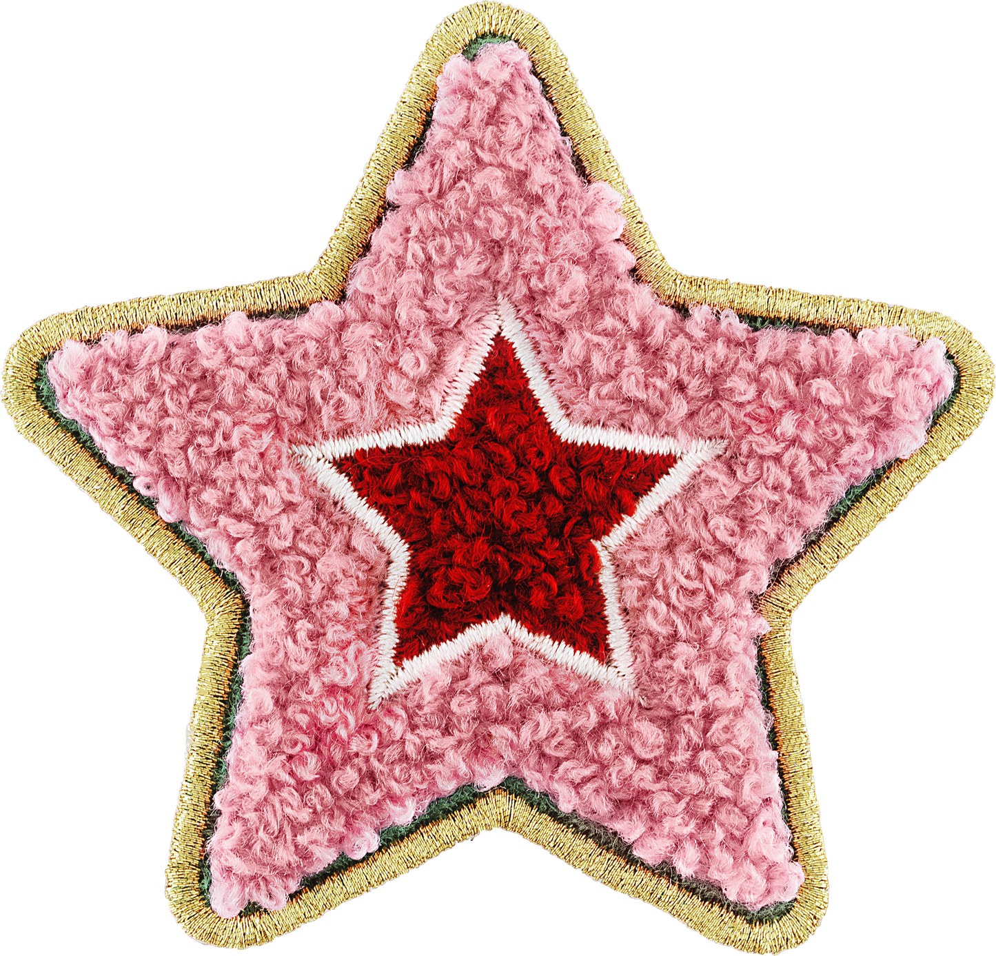 Varsity Star Patch Pink/Red