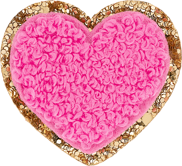 Banana Glitter Heart Patch Embroidered Patch Stoney Clover Lane