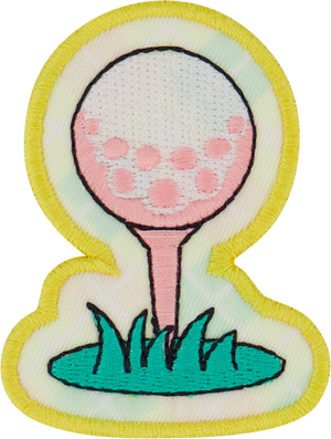 Golf Ball on Tee Patch