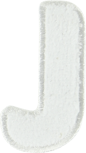 Coconut Terry Letter Patch