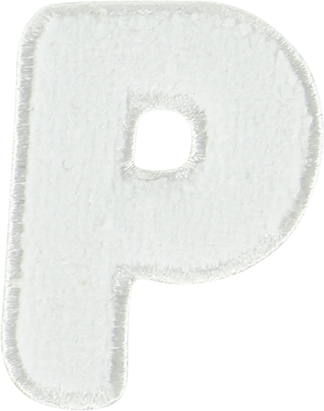 Coconut Terry Letter Patch