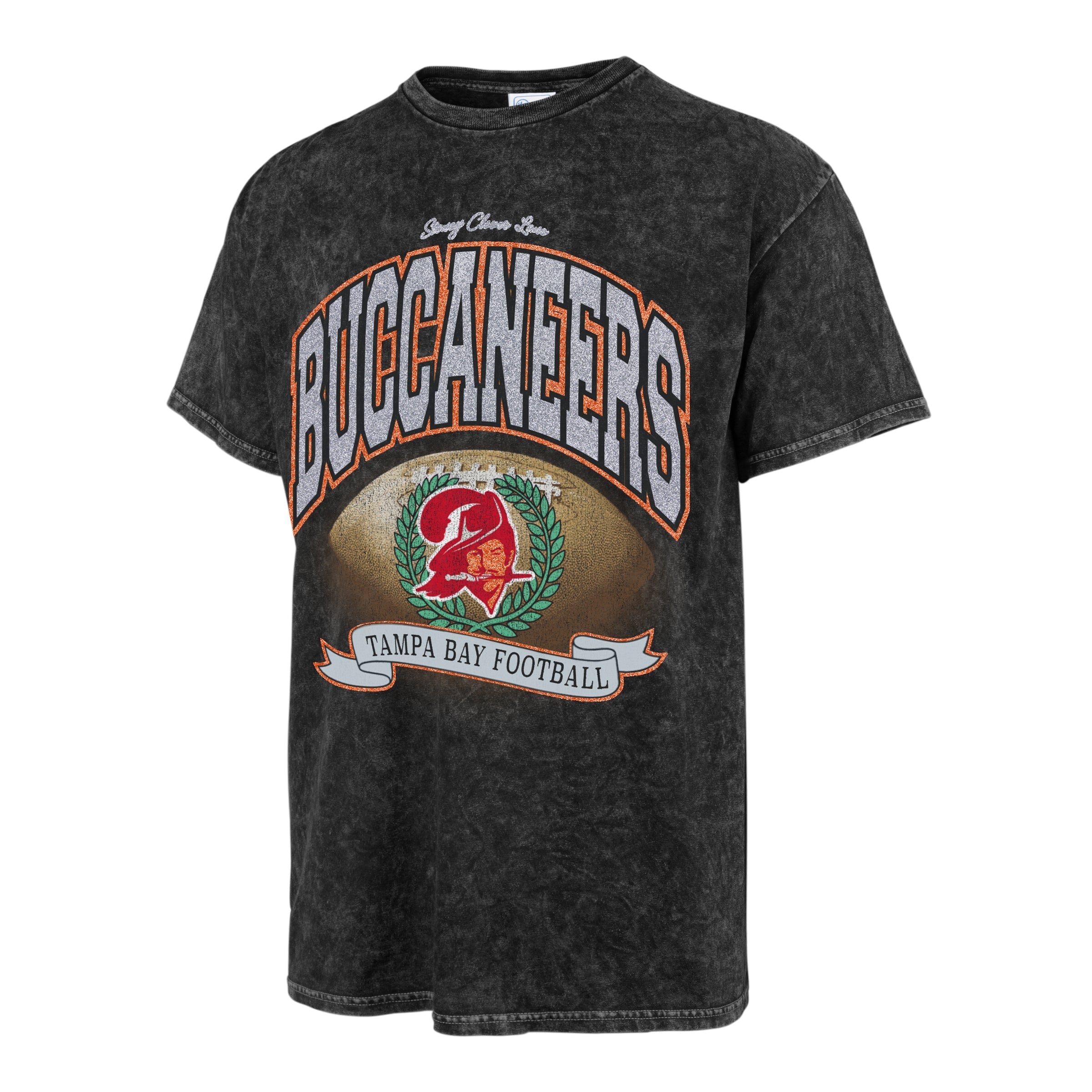 Stoney Clover Lane X '47 Tampa Bay Buccaneers Glitter Rocker Vintage Tee