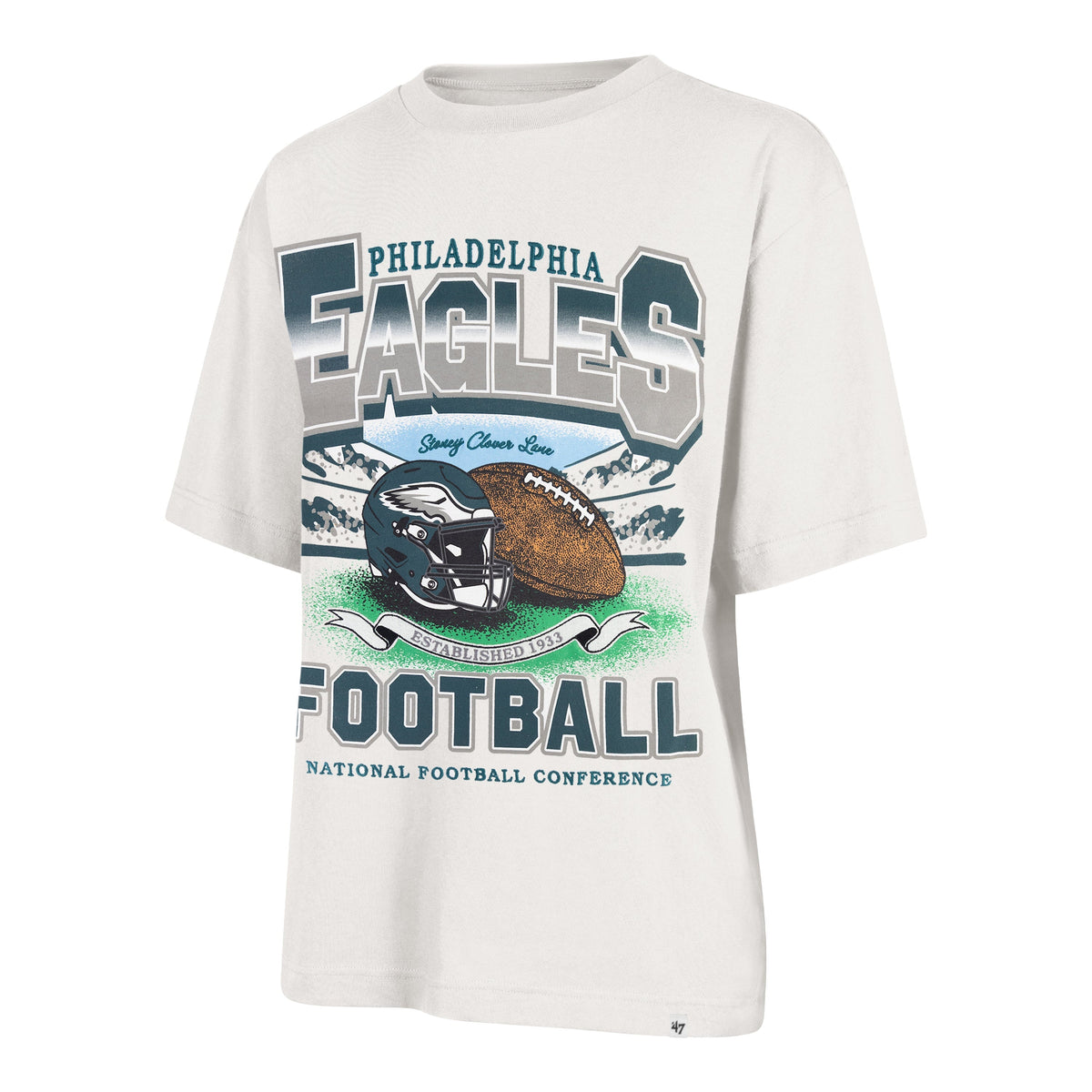 Stoney Clover Lane X '47 Philadelphia Eagles Stadium Arch Foundation Tee