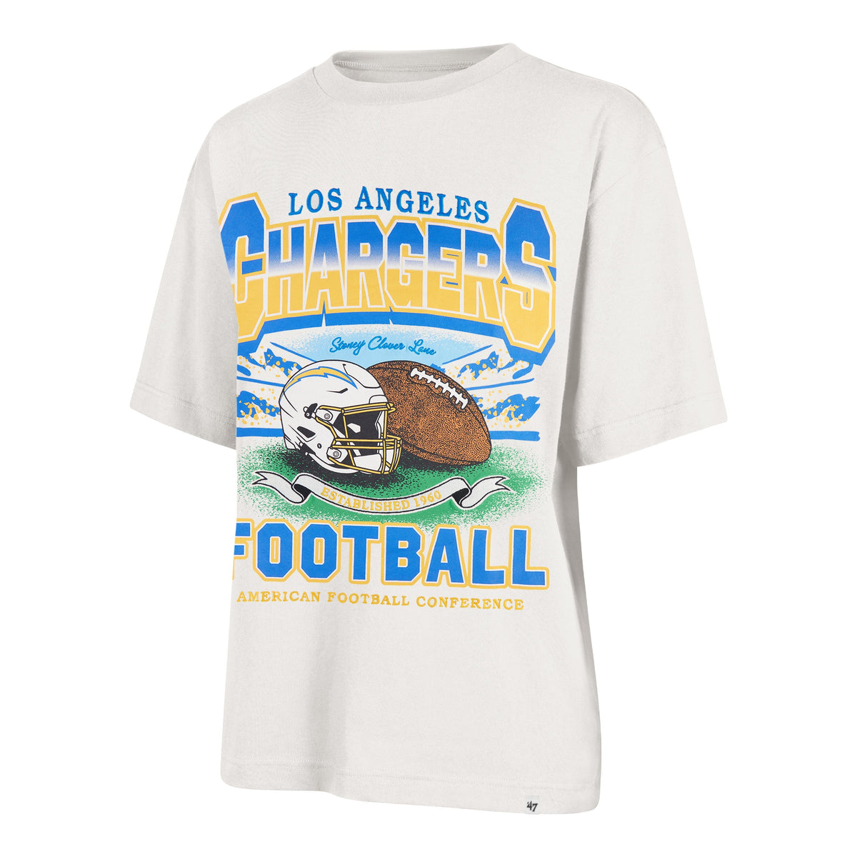 Stoney Clover Lane X '47 Los Angeles Chargers Stadium Arch Foundation Tee