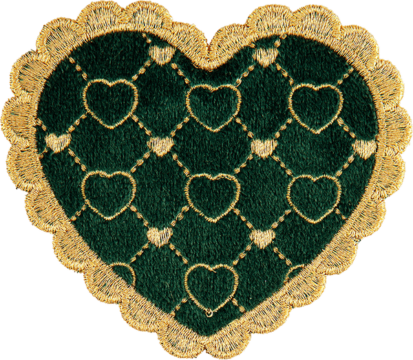 Scalloped Heart Patch