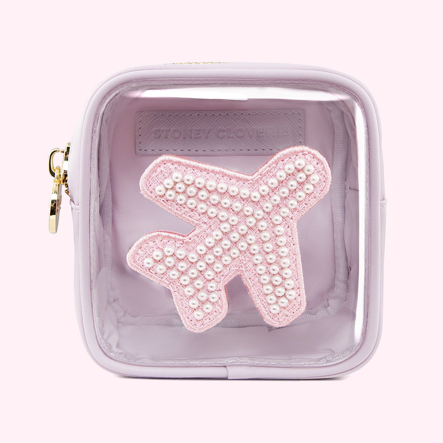 Airplane Clear Front Mini Pouch