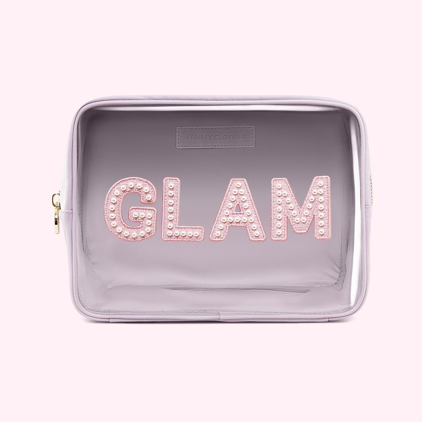 Glam Clear Front Large Pouch