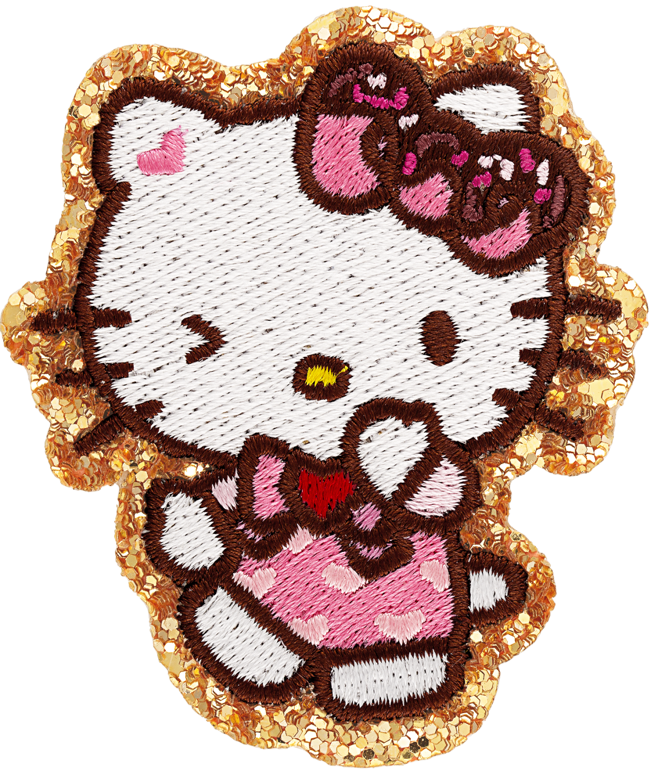 Hello Kitty Valentine's Day Glitter Varsity Patch