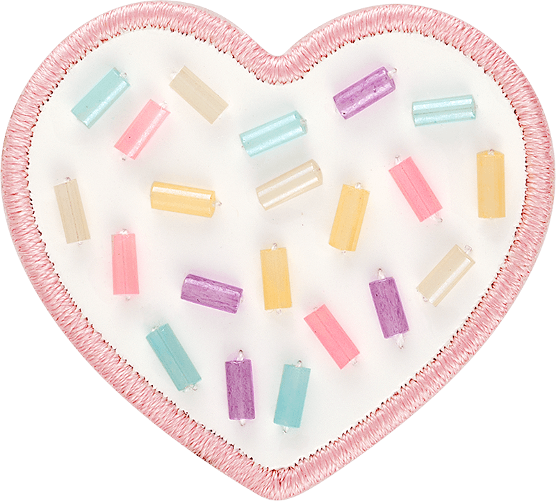 Sprinkle Heart Patch