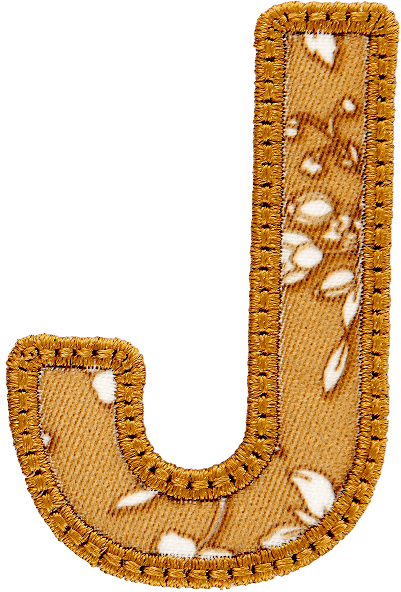 Cotswolds Floral Letter Patch