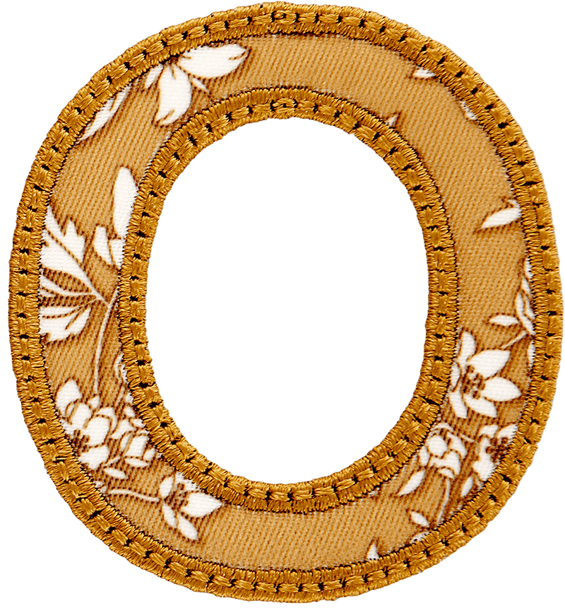 Cotswolds Floral Letter Patch