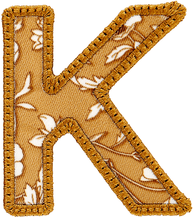 Cotswolds Floral Letter Patch